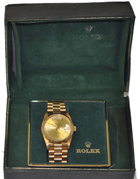 gold rolex in box|rolex rotating watch box.